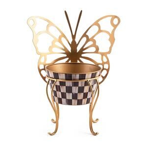 Brand New Mackenzie-Childs Butterfly Plant Holder